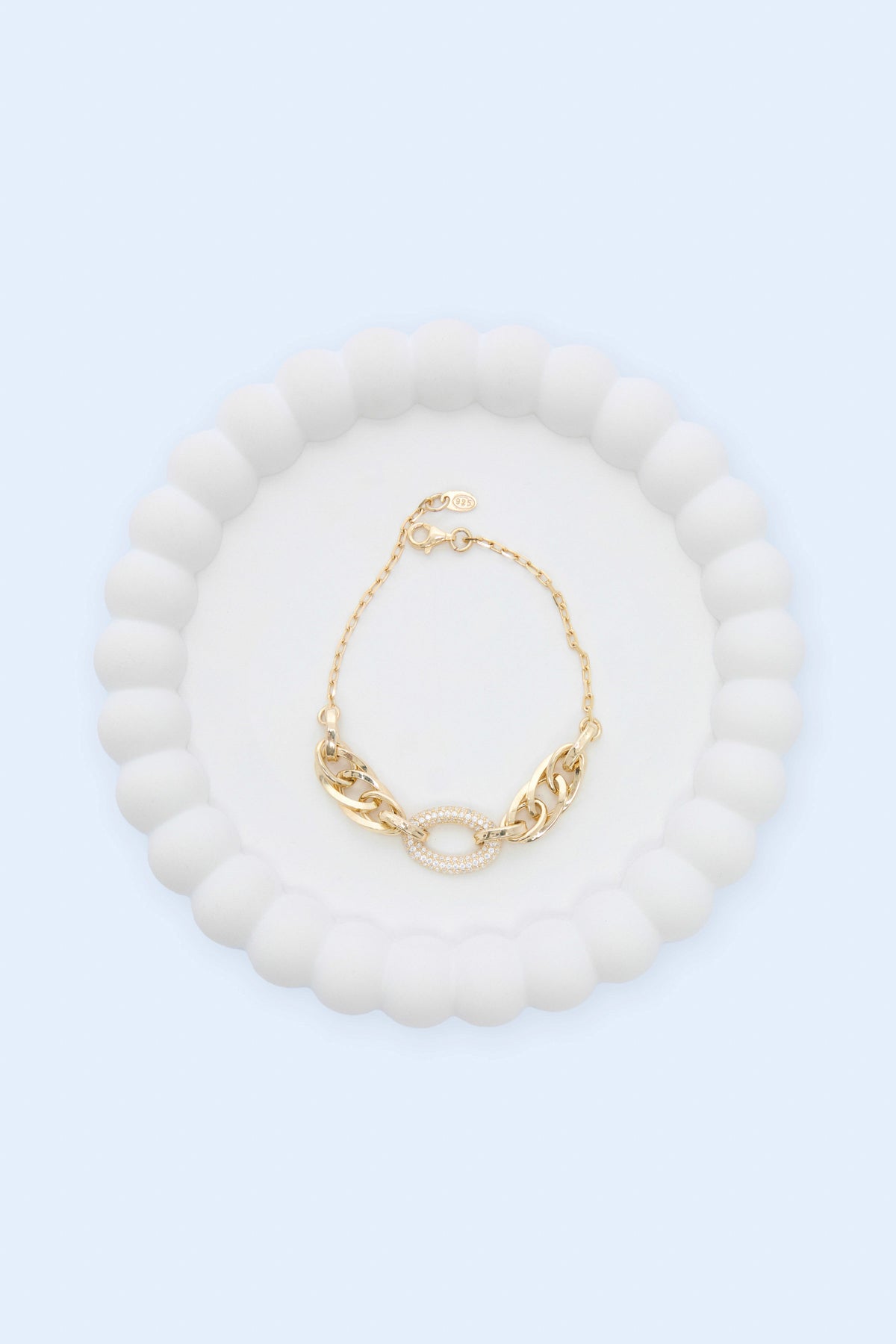 Loop 925 Sterling Silver Chain Bracelet