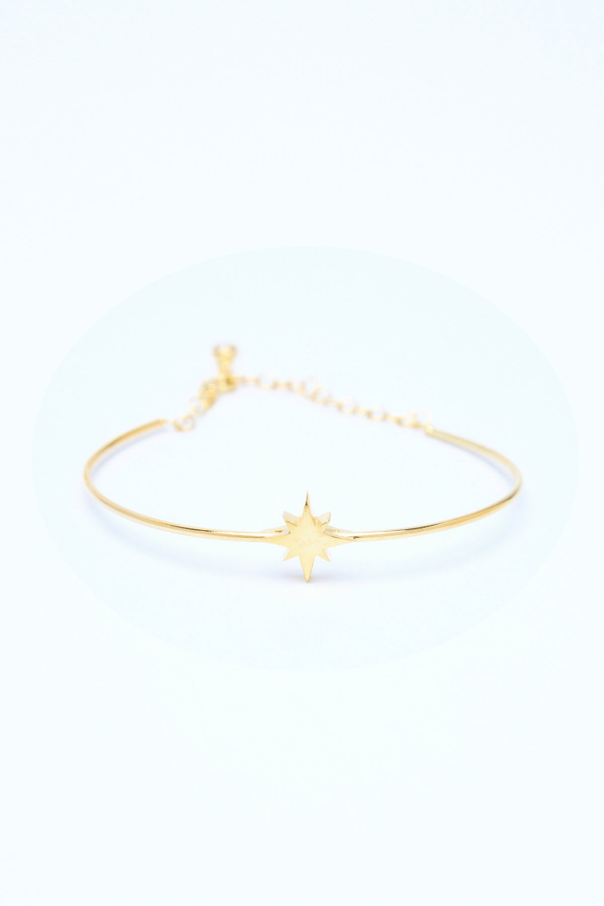 Star 925 Sterling Silver Star Cuff Bracelet