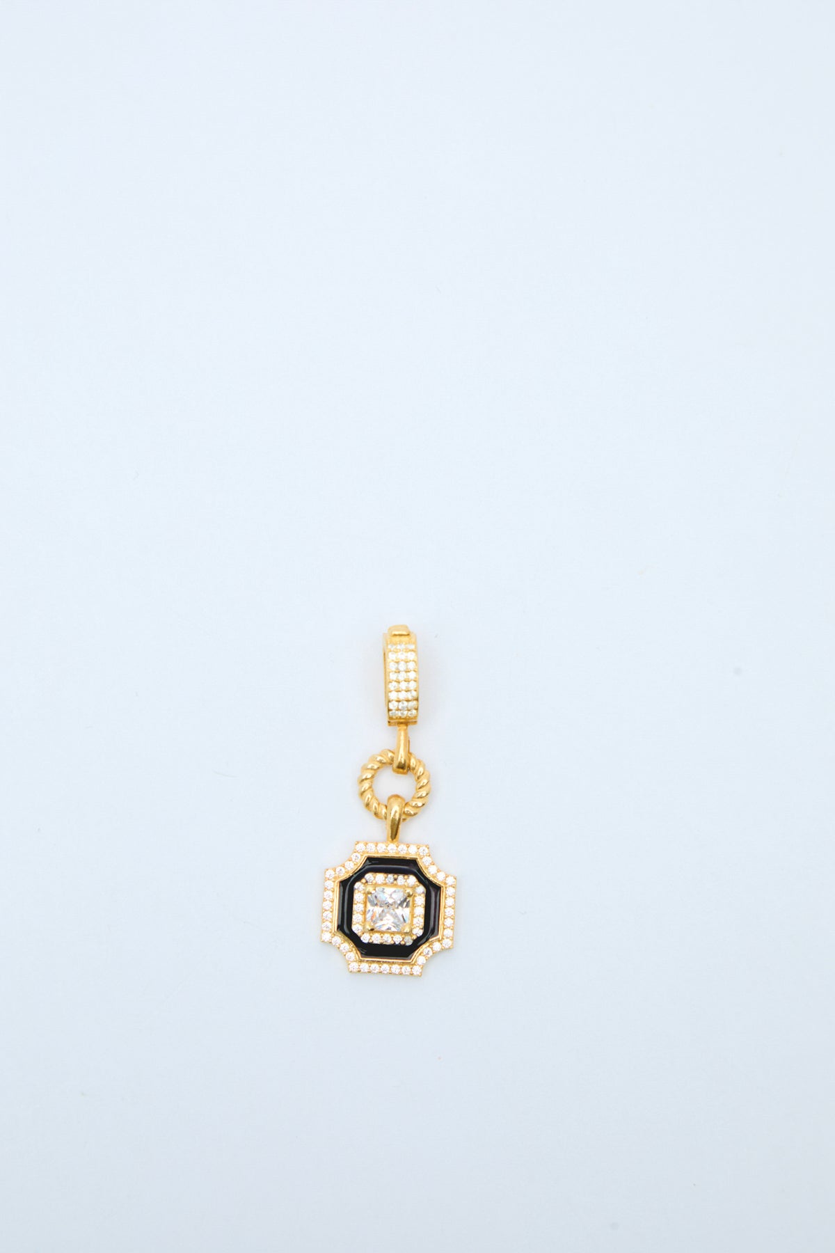 Allora 925 Sterling Silver 18k Gold Plated  Zirconium Pendant