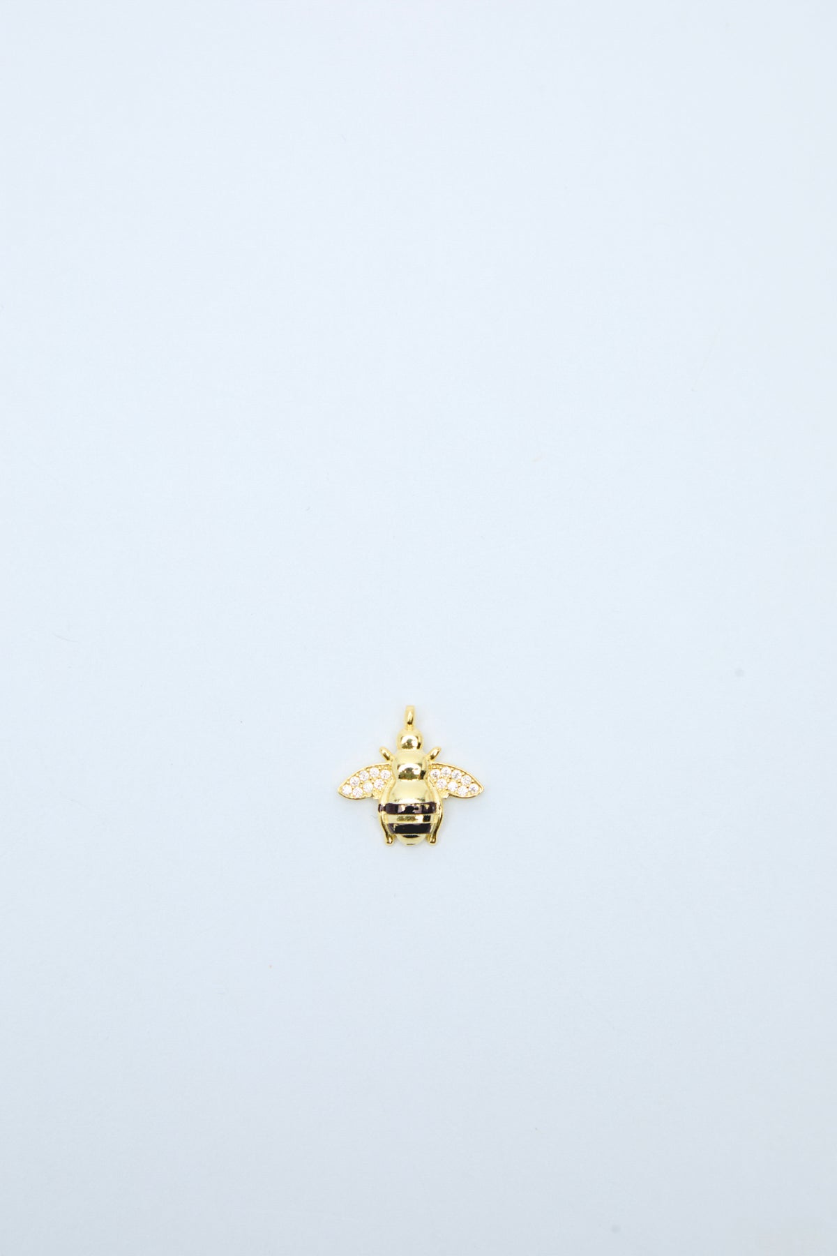 Boris 925 Sterling Silver 18k Gold Plated Bee Figured Pendant