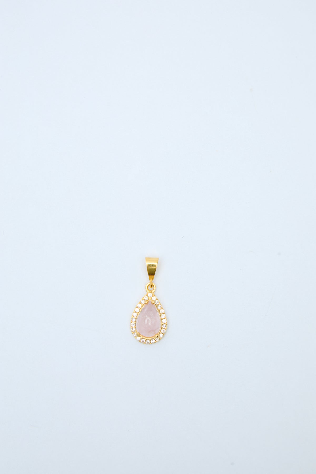 Sunlit 925 Sterling Silver 18k Gold Plated Handmade Gemstone Birthstones Pendant I Morganite