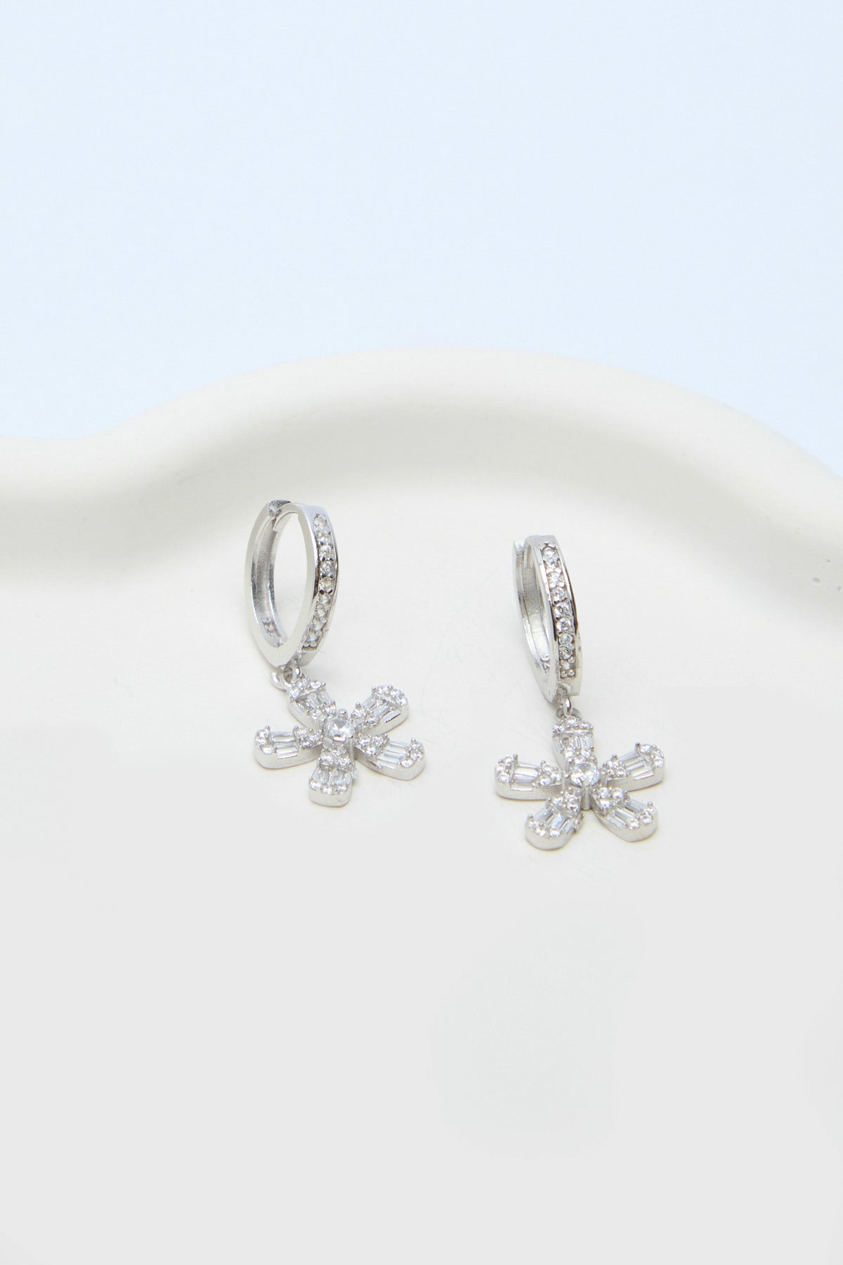 Arlo 925 Sterling Silver Zirconium Earrings